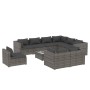 Set de muebles de jardín 10 pzas y cojines ratán sintético gris de , Conjuntos de jardín - Ref: Foro24-3102653, Precio: 1,00 ...