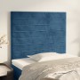 Headboards 2 units of dark blue velvet 90x5x78/88 cm by , Headboards and footboards - Ref: Foro24-3116512, Price: 66,71 €, Di...