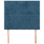 Headboards 2 units of dark blue velvet 90x5x78/88 cm by , Headboards and footboards - Ref: Foro24-3116512, Price: 66,71 €, Di...