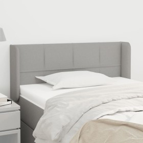 Light gray fabric headboard 83x16x78/88 cm by , Headboards and footboards - Ref: Foro24-3118742, Price: 51,74 €, Discount: %