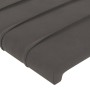 Cabecero de terciopelo gris oscuro 183x16x78/88 cm de , Cabeceros y pies de cama - Ref: Foro24-3118969, Precio: 75,29 €, Desc...