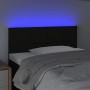 Cabecero con LED de tela negro 90x5x78/88 cm de , Cabeceros y pies de cama - Ref: Foro24-3121596, Precio: 46,23 €, Descuento: %