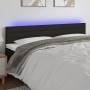 Black fabric headboard with LED 200x5x78/88 cm by , Headboards and footboards - Ref: Foro24-3121776, Price: 76,80 €, Discount: %