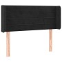 Black velvet headboard with LED 93x16x78/88 cm by , Headboards and footboards - Ref: Foro24-3123414, Price: 60,12 €, Discount: %