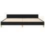 Estructura de cama con cabecero de tela negro 200x200 cm de , Camas y somieres - Ref: Foro24-3125164, Precio: 245,09 €, Descu...