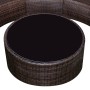 Garden furniture set 6 pieces with brown synthetic rattan cushions by vidaXL, Garden sets - Ref: Foro24-43060, Price: 533,99 ...