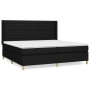 Boxspringbett mit schwarzer Stoffmatratze 200x200 cm von , Betten und Lattenroste - Ref: Foro24-3132099, Preis: 640,99 €, Rab...