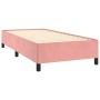 Cama box spring con colchón terciopelo rosa 100x200 cm de , Camas y somieres - Ref: Foro24-3132728, Precio: 368,15 €, Descuen...