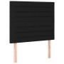 Cama box spring con colchón LED tela negro 120x200 cm de , Camas y somieres - Ref: Foro24-3134943, Precio: 443,62 €, Descuent...