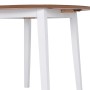 Runder Klapptisch MDF weiß von vidaXL, Küchen- und Esstische - Ref: Foro24-245370, Preis: 137,84 €, Rabatt: %