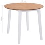 Runder Klapptisch MDF weiß von vidaXL, Küchen- und Esstische - Ref: Foro24-245370, Preis: 138,19 €, Rabatt: %