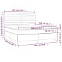 Box spring bed with mattress and LED pink velvet 180x200 cm by , Beds and slatted bases - Ref: Foro24-3136202, Price: 586,57 ...