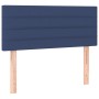 Box spring bed with blue fabric mattress 120x200 cm by , Beds and slatted bases - Ref: Foro24-3140127, Price: 393,75 €, Disco...