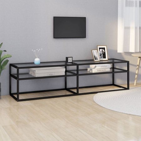 Mueble para TV vidrio templado transparente 160x40x40,5 cm de , Muebles TV - Ref: Foro24-331718, Precio: 108,50 €, Descuento: %