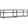 Transparent tempered glass TV cabinet 160x40x40.5 cm by , TV Furniture - Ref: Foro24-331718, Price: 108,50 €, Discount: %