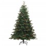 Artificial Christmas tree with hinges 300 LED and balls 180 cm by , Christmas trees - Ref: Foro24-3210489, Price: 133,28 €, D...