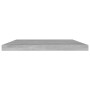 Concrete gray plywood shelf 4 units 60x10x1.5cm by , Shelves - Ref: Foro24-805210, Price: 14,62 €, Discount: %