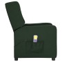 Sillón de masaje de tela verde oscuro de , Sillones de masaje eléctricos - Ref: Foro24-339016, Precio: 124,01 €, Descuento: %