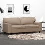 2-seater sofa in cappuccino-colored synthetic leather 140 cm by , Sofas - Ref: Foro24-349016, Price: 217,67 €, Discount: %