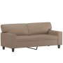 2-seater sofa in cappuccino-colored synthetic leather 140 cm by , Sofas - Ref: Foro24-349016, Price: 217,67 €, Discount: %