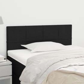 Black fabric headboard 90x5x78/88 cm by , Headboards and footboards - Ref: Foro24-346020, Price: 41,55 €, Discount: %