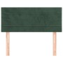 Dark green velvet headboard 90x5x78/88 cm by , Headboards and footboards - Ref: Foro24-346127, Price: 40,27 €, Discount: %