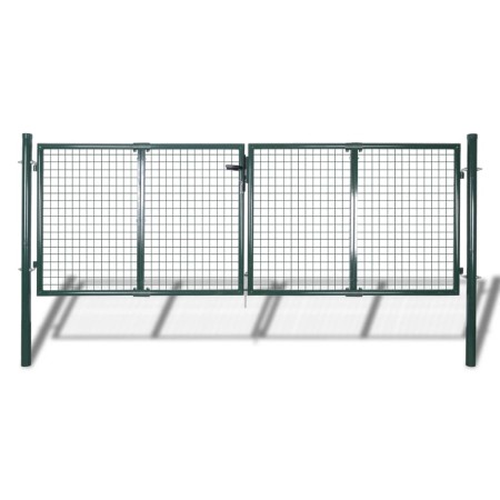 Grünes Stahlzauntor 306x175 cm von vidaXL, Gartentore - Ref: Foro24-42981, Preis: 401,56 €, Rabatt: %