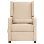 Liftable cream fabric massage chair by , Electric massage chairs - Ref: Foro24-3093394, Price: 215,99 €, Discount: %