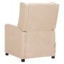 Sillón de masaje elevable tela color crema de , Sillones de masaje eléctricos - Ref: Foro24-3093394, Precio: 215,99 €, Descue...