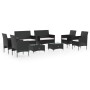 8-piece garden furniture set and black synthetic rattan cushions by , Garden sets - Ref: Foro24-3095955, Price: 492,99 €, Dis...