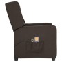 Electric massage chair dark brown fabric by , Electric massage chairs - Ref: Foro24-3098738, Price: 197,29 €, Discount: %