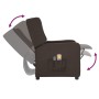 Electric massage chair dark brown fabric by , Electric massage chairs - Ref: Foro24-3098738, Price: 197,29 €, Discount: %