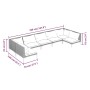 Garden sofas 7 pieces and cushions dark gray synthetic rattan by , Garden sets - Ref: Foro24-3099920, Price: 525,08 €, Discou...