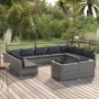 11-piece garden furniture set and gray synthetic rattan cushions by , Garden sets - Ref: Foro24-3102077, Price: 1,00 €, Disco...