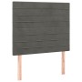 Headboards 2 units of dark gray velvet 90x5x78/88 cm by , Headboards and footboards - Ref: Foro24-3116509, Price: 67,51 €, Di...