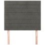 Headboards 2 units of dark gray velvet 90x5x78/88 cm by , Headboards and footboards - Ref: Foro24-3116509, Price: 67,51 €, Di...