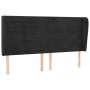 Headboard with light gray velvet ears 183x23x118/128 cm by , Headboards and footboards - Ref: Foro24-3118158, Price: 132,88 €...