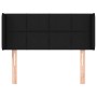 Black fabric headboard 93x16x78/88 cm by , Headboards and footboards - Ref: Foro24-3118752, Price: 46,91 €, Discount: %