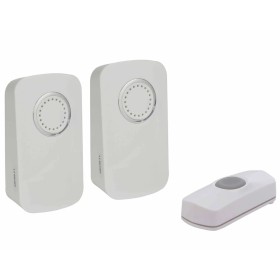 Perel Timbre de puerta inalámbrico a pilas blanco EDMTWR de Perel, Timbres - Ref: Foro24-420388, Precio: 40,56 €, Descuento: %