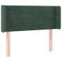 Dark green velvet headboard 93x16x78/88 cm by , Headboards and footboards - Ref: Foro24-3118947, Price: 48,28 €, Discount: %