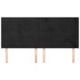 Headboard with black velvet ears 183x16x118/128 cm by , Headboards and footboards - Ref: Foro24-3119782, Price: 141,99 €, Dis...