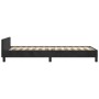 Bed frame with black velvet headboard 90x200 cm by , Beds and slatted bases - Ref: Foro24-3125796, Price: 140,23 €, Discount: %