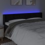 Cabecero con LED de terciopelo negro 183x16x78/88 cm de , Cabeceros y pies de cama - Ref: Foro24-3123438, Precio: 83,51 €, De...