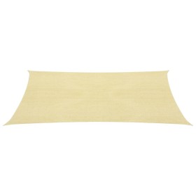 Toldo de vela cuadrado HDPE 2x2 m beige de vidaXL, Sombrillas - Ref: Foro24-43012, Precio: 20,06 €, Descuento: %