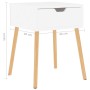 Nightstands 2 pcs glossy white engineered wood 40x40x56 cm by vidaXL, Nightstands - Ref: Foro24-326808, Price: 112,18 €, Disc...