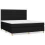 Boxspringbett mit schwarzer Stoffmatratze 180x200 cm von , Betten und Lattenroste - Ref: Foro24-3142435, Preis: 611,99 €, Rab...