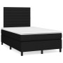 Cama box spring con colchón tela negro 120x200 cm de , Camas y somieres - Ref: Foro24-3141843, Precio: 425,94 €, Descuento: %