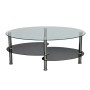 Glass coffee table with exclusive black design by , Coffee table - Ref: Foro24-240509, Price: 70,99 €, Discount: %