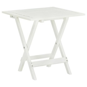 Bistro terrace table solid white acacia wood 46x46x47 cm by , Garden tables - Ref: Foro24-41436, Price: 43,51 €, Discount: %