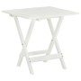 Bistro terrace table solid white acacia wood 46x46x47 cm by , Garden tables - Ref: Foro24-41436, Price: 40,99 €, Discount: %